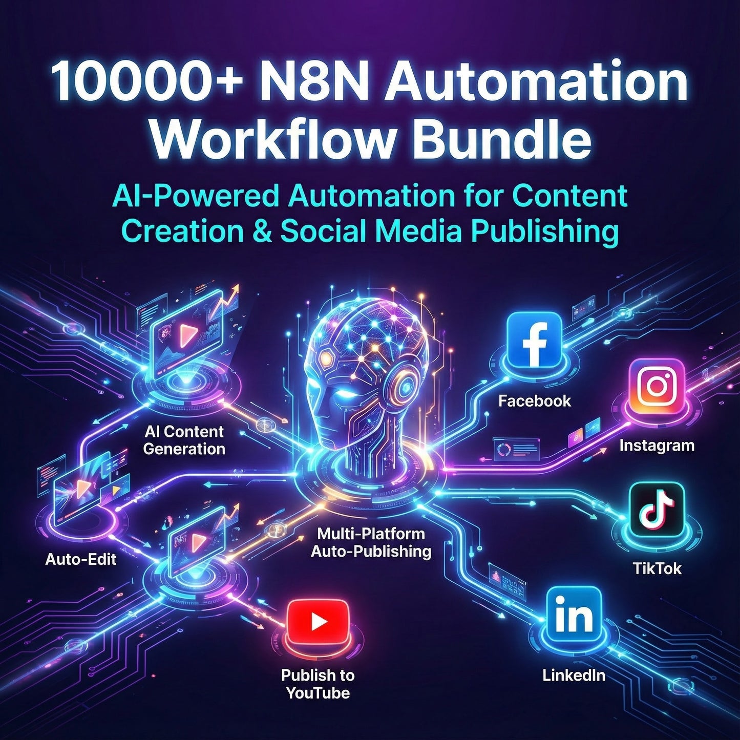🚀 n8n 10,000+ Automation Workflow Bundle